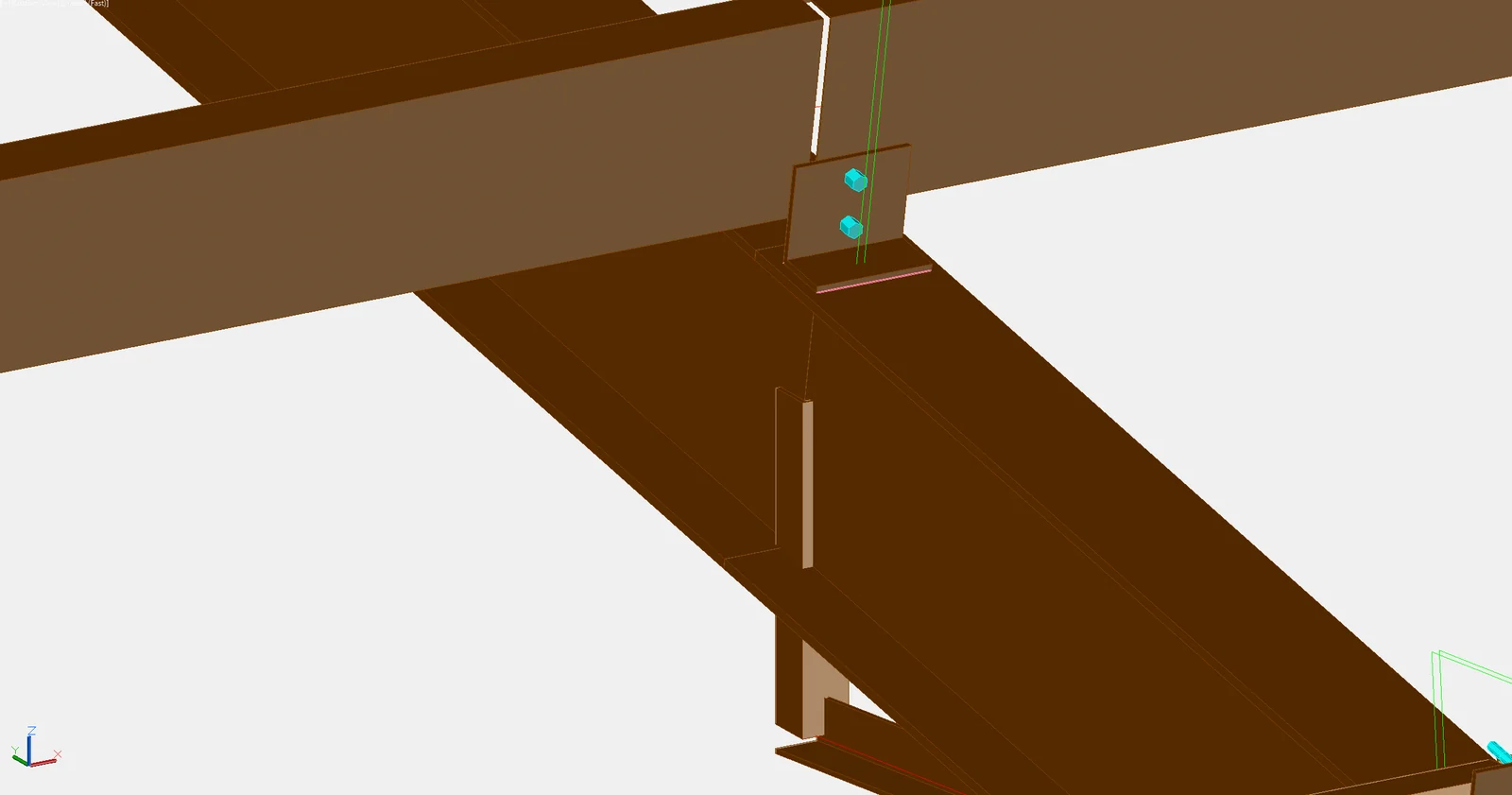 Purlin cleat in Advance Steel