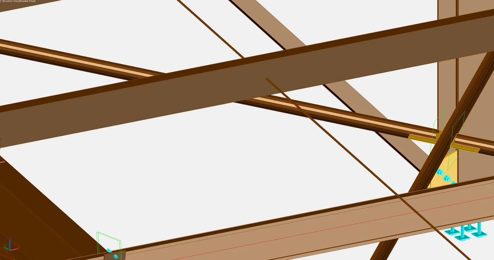 Sag rods in Advance Steel