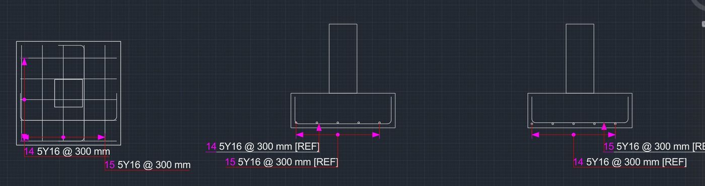 Placed base plan and elevations